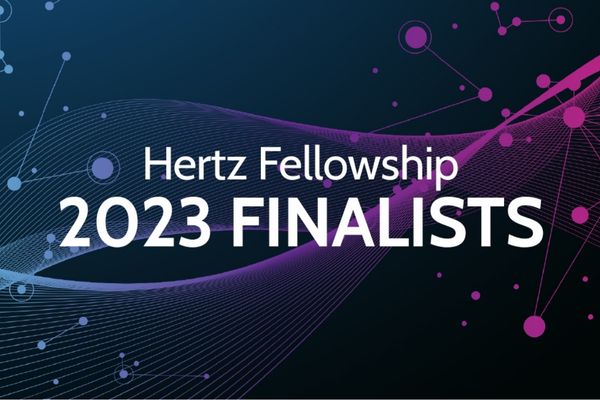 Hertz Fellowship 2023 Finalists Announcement Design Background